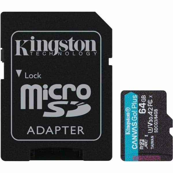 Micro-SD-Muistikortti Adapterilla Kingston SDCG3/64GB 64 GB