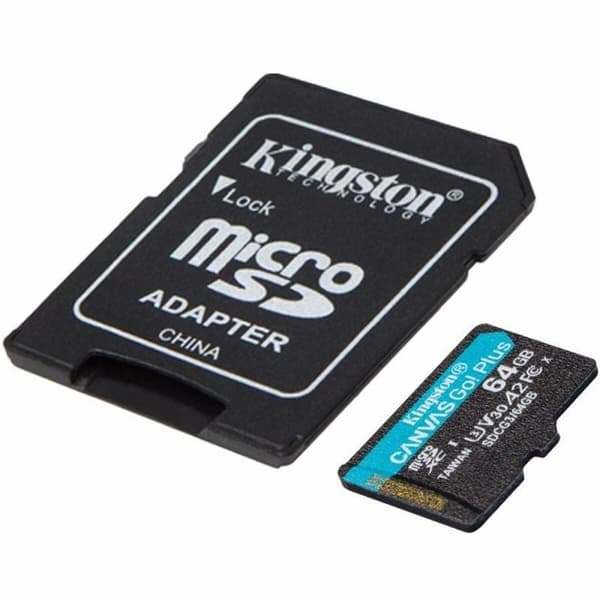 Mikro-SD-hukommelseskort med adapter Kingston SDCG3/64GB 64 GB