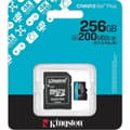Miniatyrbild 3 av 3: Micro-SD Minneskort med Adapter Kingston CANVAS Go! Plus 256 GB
