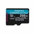 Miniatyrbild 4 av 11: Micro-SD Minneskort med Adapter Kingston CANVAS Go! Plus 256 GB