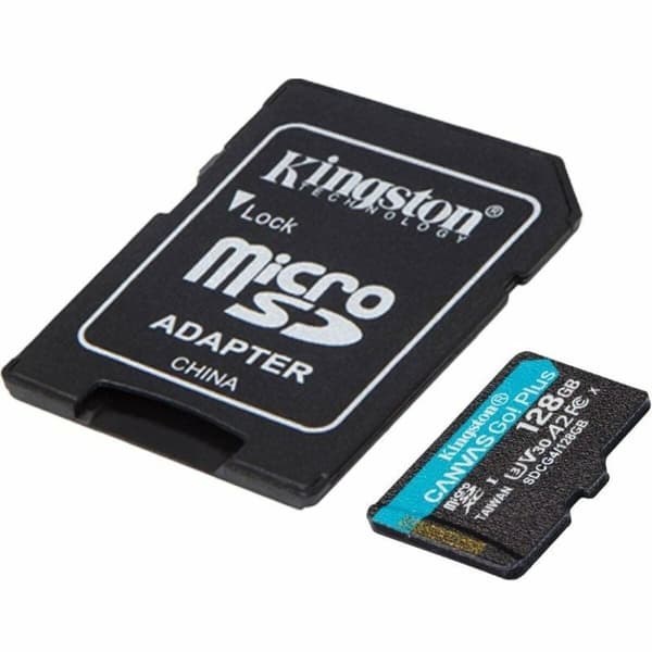 Micro-SD-Muistikortti Adapterilla Kingston CANVAS Go! Plus 128 GB