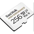 Miniatyrbild 2 av 4: High Endurance flashminneskort - SANDISK - 256 GB - Video Class V30 / UHS-I U3 / Class10