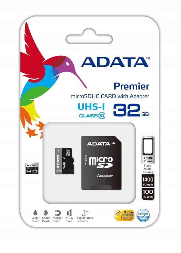 ADATA 32GB hukommelseskort - AUSDH32GUICL10-RA1
