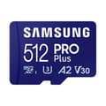 Miniatyrbild 3 av 4: SAMSUNG 512G MICRO SD PRO PLUS MINNESKORT med 4K Class 10 SD-adapter MB-MD512SA/EU