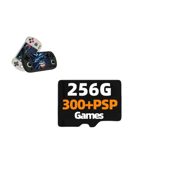 ANBERNIC RG40XX Spelkort, 256G Kapacitet, 300+ PSP Spel,256G 300PSP