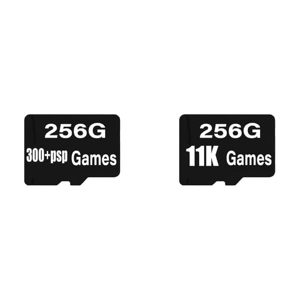 256G TF-kortti, yli 300 PSP-peliä, korkealaatuinen näyttö,256G ja 256G psp