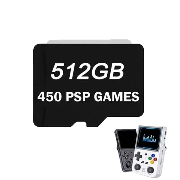 ANBERNIC RG353V TF-kort, 512G 100.000 spil, 256G 51.000 spil,512G PSP450spil