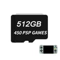 Miniatyrbillede 1 af 2: TF-kort, 512GB lager, understøtter 70000 spil,512G 450 PSP Spil