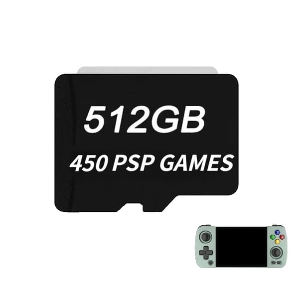TF-kort, 512 GB lagring, stöder 70000 spel,512G 450 PSP-spel