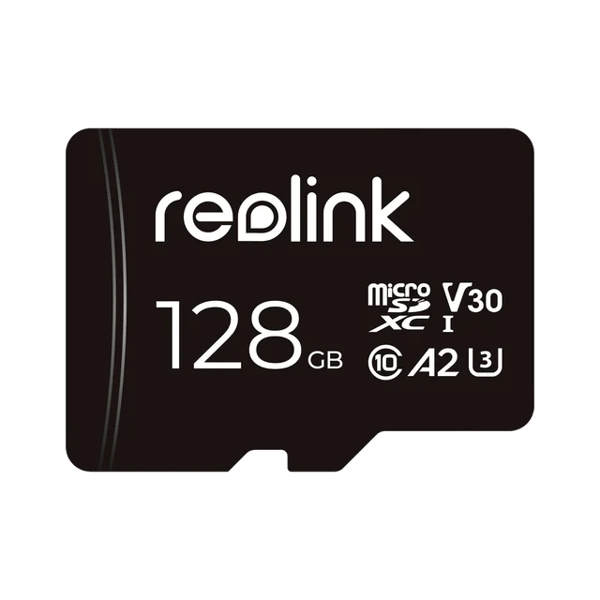 Micro SD-kort, Høj lagerkapacitet, Kompatibel med Reolink IP-kameraer, 128GB SD-kort
