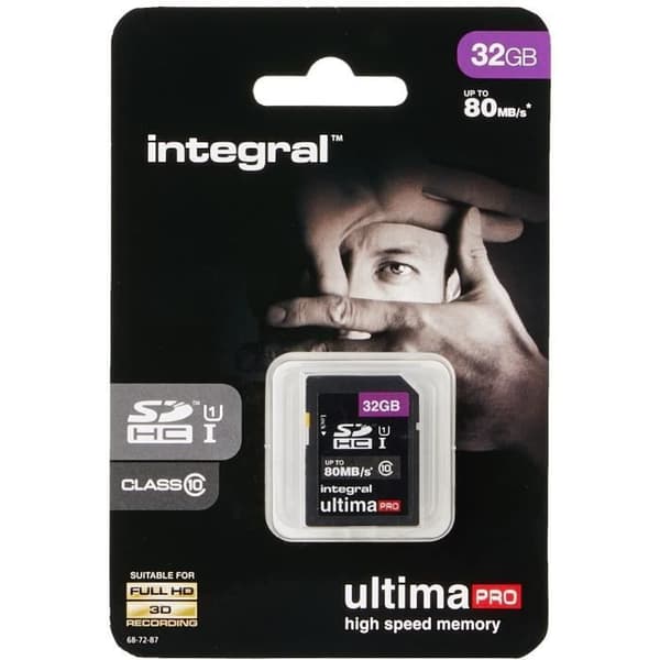 INTEGRAL UltimaPro 32 GB UHS Class 1 / Class10 SDHC UHS-I Flash-minneskort