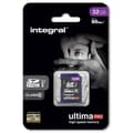 Miniatyrbild 1 av 4: INTEGRAL UltimaPro 32 GB UHS Class 1 / Class10 SDHC UHS-I Flash-minneskort