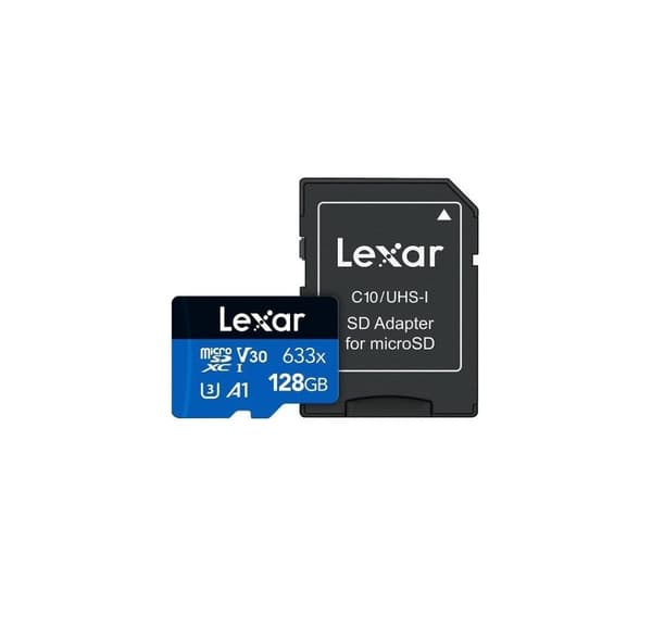 Hukommelse micro sdxc 128gb uhs-I/w/adapter lsdmi128bb633a, Lexar
