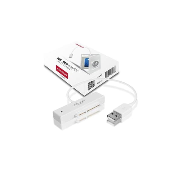 AXAGON, USB 2.0 - 2.5" HDD SATA sovitinkotelo, ADSA-1S