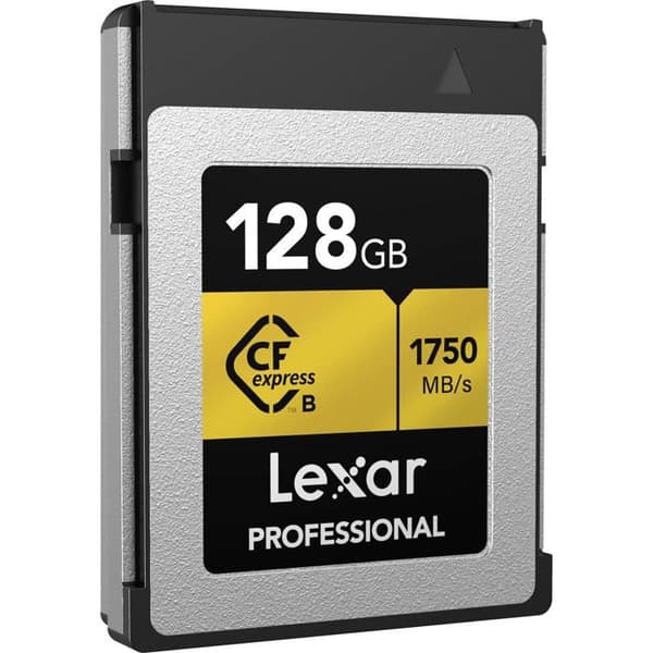 Lexar CF Express-kort 128GB typ B guld R1750/W1500