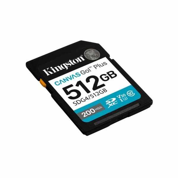 Micro-SD Minneskort med Adapter Kingston SDG4/512GB 512 GB