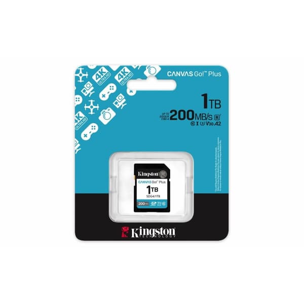 Mikro-SD-hukommelseskort med adapter Kingston SDG4/1TB 1 TB