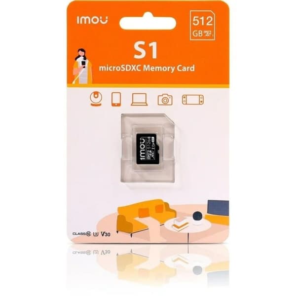 Micro-SD Minneskort med Adapter Imou 52543