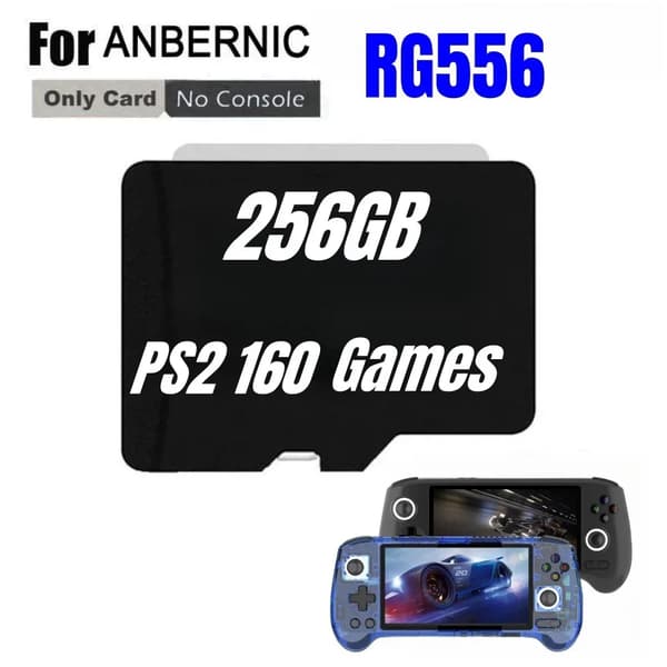 ANBERNIC RG556 Hukommelseskort, 256GB Kapacitet, TF Kort Design,256G PS2