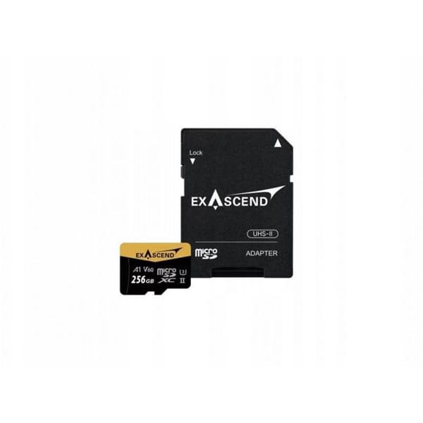 Minneskort - Exascend flashminne Micro kort 256 Go Catalyst UHS-II V60