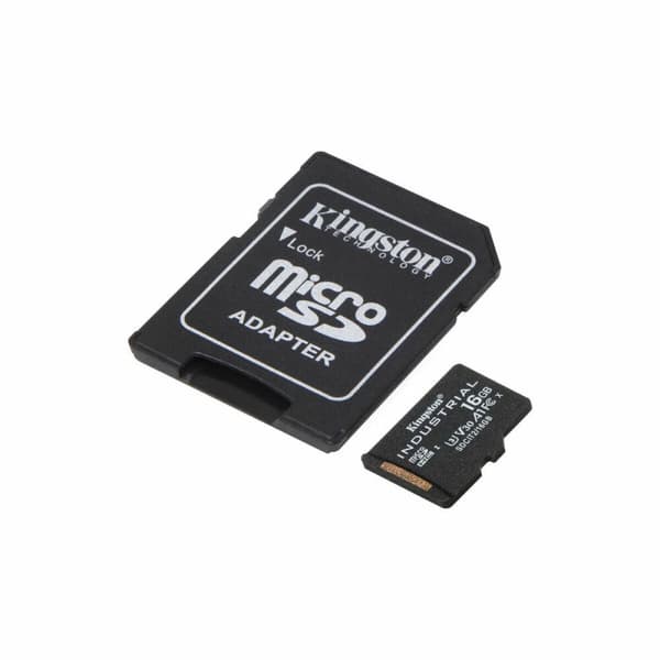 Micro-SD-Muistikortti Adapterilla Kingston Industrial 16GB 16 GB
