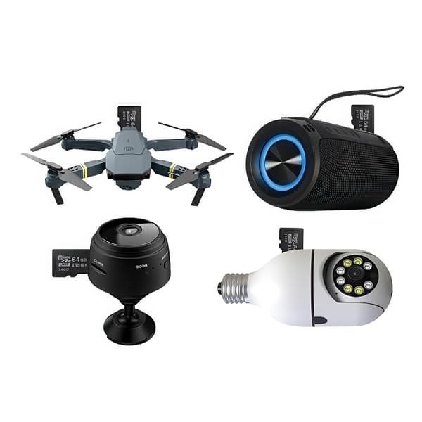 Minnekort / MicroSDXC Kort 64GB – Full HD & Rask UHS-3 for Mobil & Drone