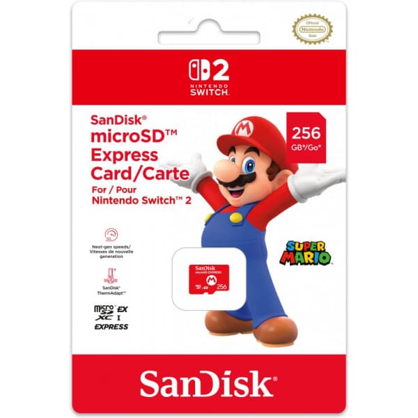 SanDisk microSD Express minneskort, 256 GB