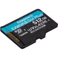 Miniatyrbild 2 av 5: Kingston 512Gt microSDXC Canvas Go! Plus Gen4 minneskort
