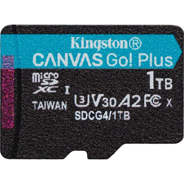 Kingston 1Tt microSDXC Canvas Go! Plus Gen4 minneskort