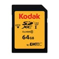 Miniatyrbild 1 av 3: Kodak 64GB SDXC minneskort - Klass 10 - U3