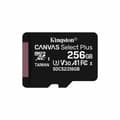 Miniatyrbild 1 av 3: Micro-SD Minneskort med Adapter Kingston Canvas Select Plus 256 GB