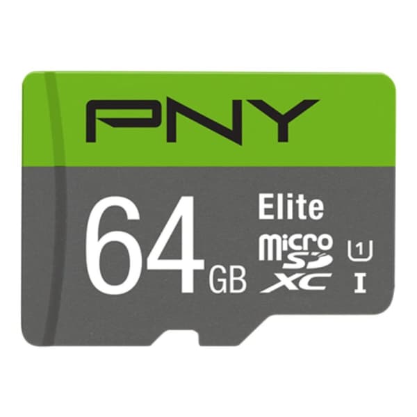 Mikro-SD-hukommelseskort med adapter PNY P-SDUX64U185GW-GE 64 GB