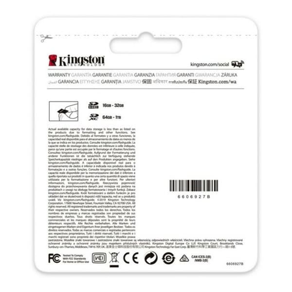 SD-hukommelseskort Kingston Canvas Select Plus 256 GB