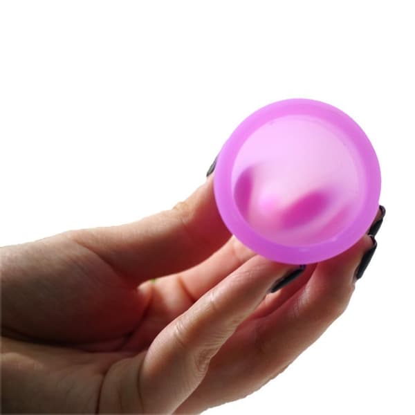 2-Pack Menskopp Bekvämt Silikonmaterial Enkel Intimhygien Rosa