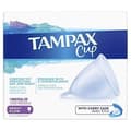 Miniatyrbild 2 av 2: Menstruationskopp - TAMPAX - Tungt flöde - Medicinskt silikon - Återanvändbar - Transportfodral
