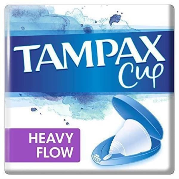 Menstruationskopp - TAMPAX - Tungt flöde - Medicinskt silikon - Återanvändbar - Transportfodral
