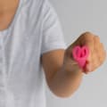 Miniatyrbillede 8 af 8: Pink menstruationskop størrelse M 1 stk.