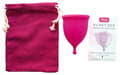 Miniatyrbillede 2 af 8: Pink menstruationskop størrelse M 1 stk.