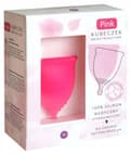 Miniatyrbillede 1 af 8: Pink menstruationskop størrelse M 1 stk.