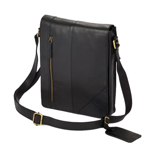 Eastern Counties Leather Narrow Messenger Bag Black One size