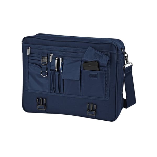 Quadra Portfolio dokumenttaske - 12 liter (pakke med 2) French Navy One Size