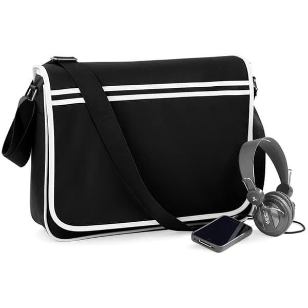 Bagbase Retro Adjustable Messenger Bag (12 Litres)