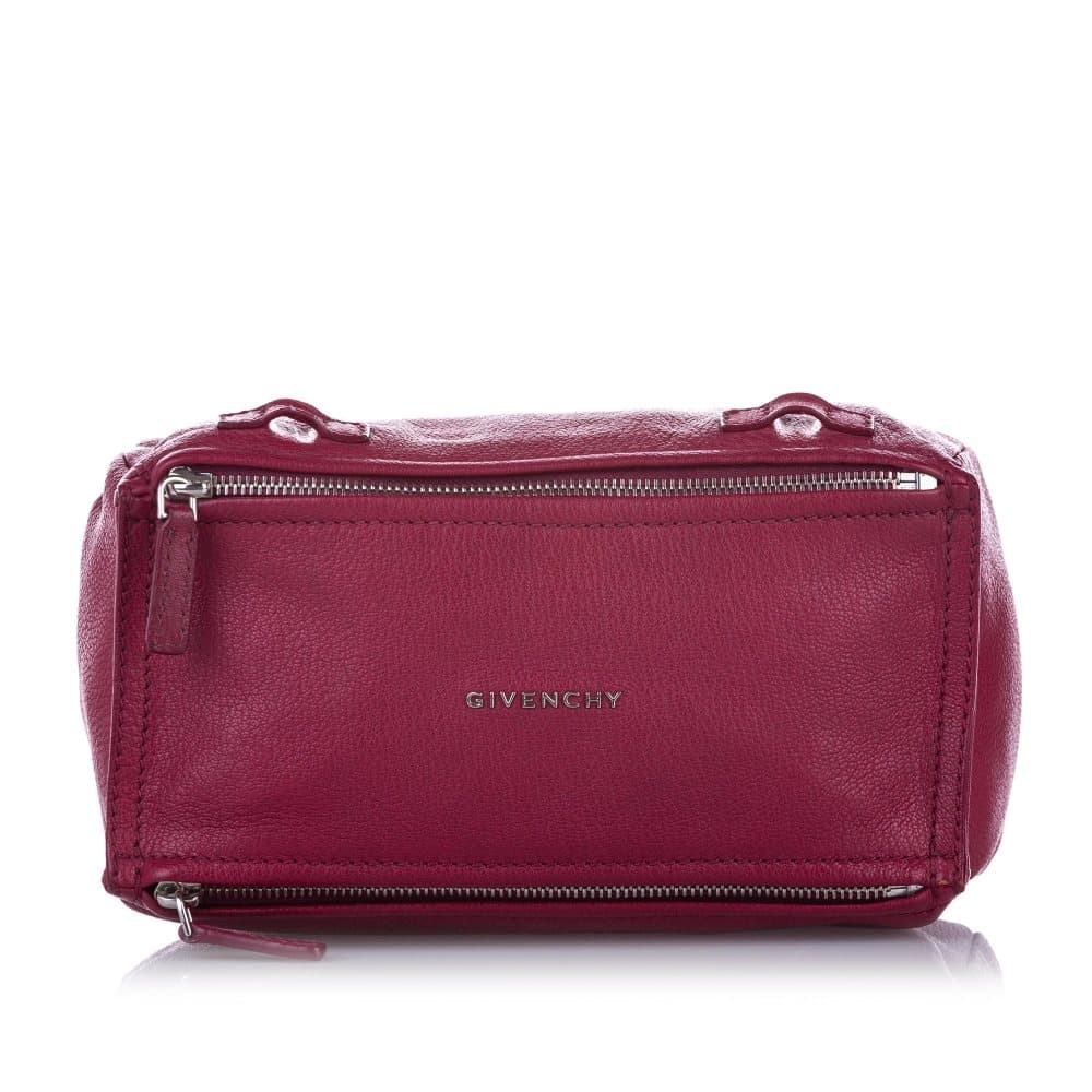 Givenchy Mini Pandora Leather Crossbody Bag Pink