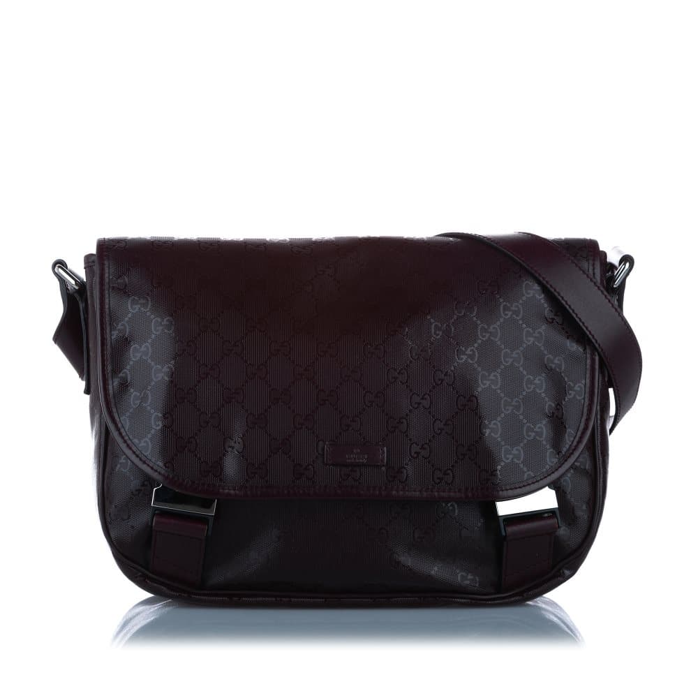 Gucci GG Imprime Crossbody Bag Red