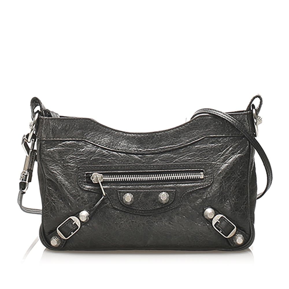Balenciaga Motocross Classic Hip Crossbody Bag Black