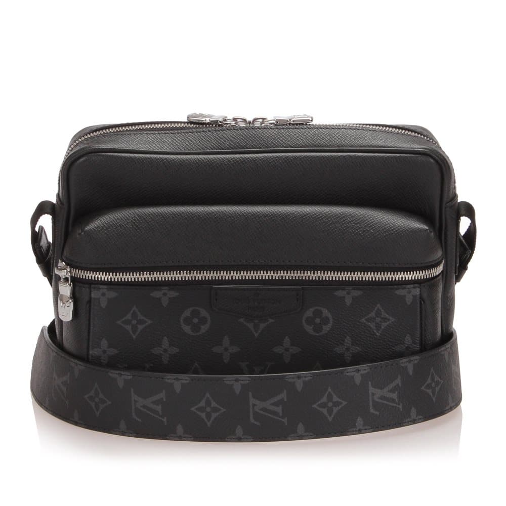 Louis Vuitton Monogram Eclipse Outdoor Messenger PM Black
