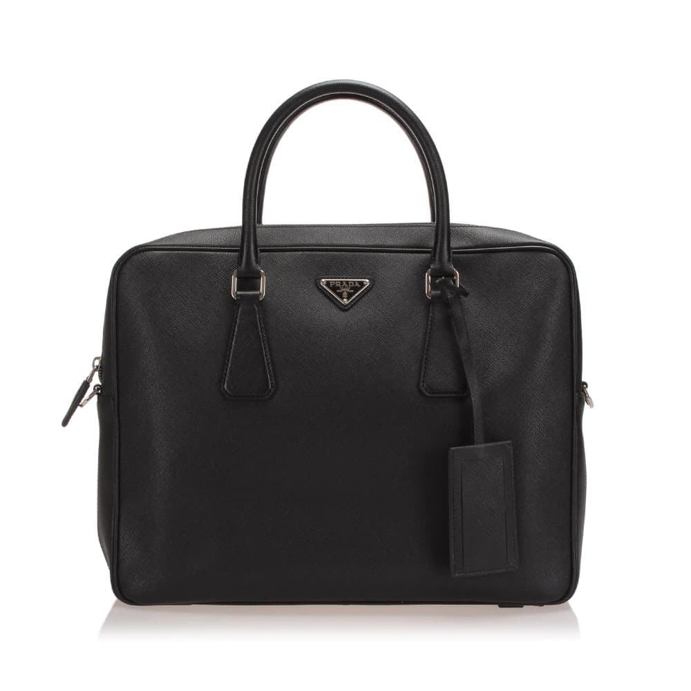 Prada SaffianoBusiness Bag Black