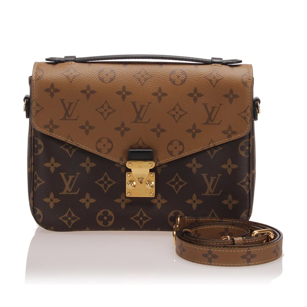 Louis Vuitton Monogram Reverse Pochette Metis Brown