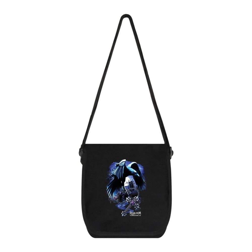 Requiem Collective Sacred Raven Messenger Bag