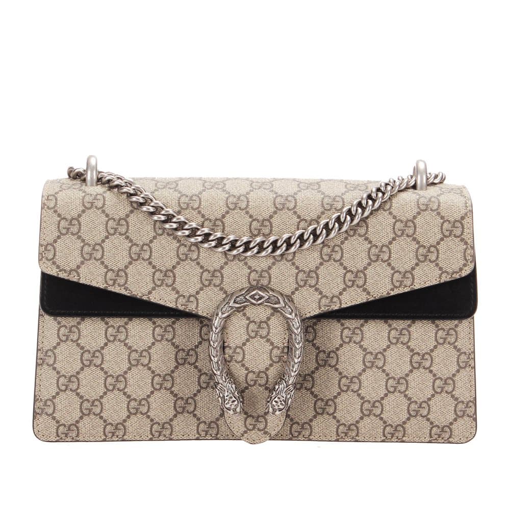 Gucci Dionysus GG Supreme Crossbody Bag Brown